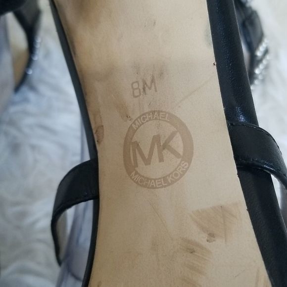 MICHAEL Michael Kors Black Studded Heels - Picture 9 of 12